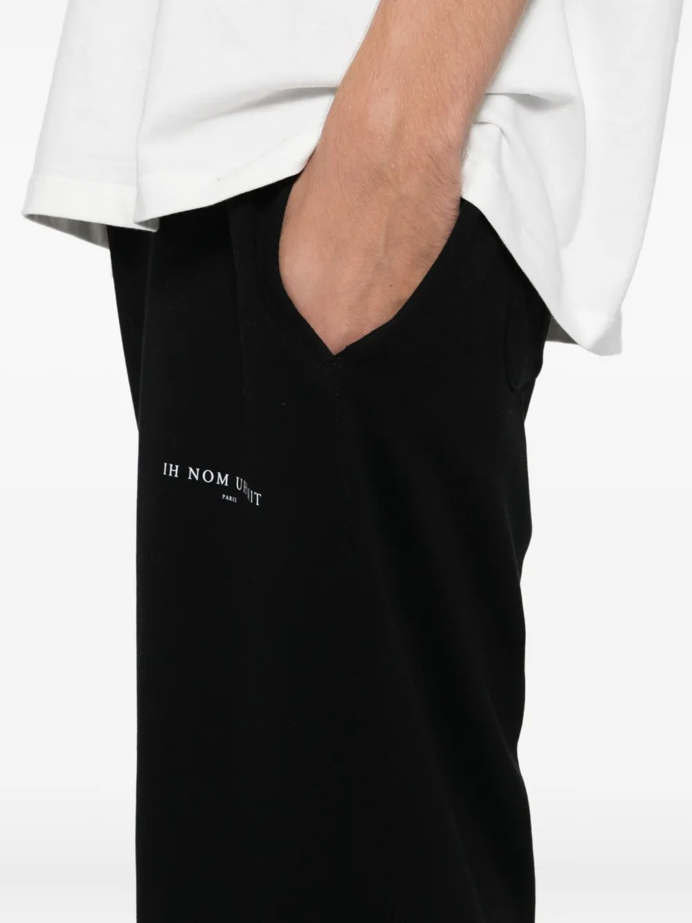 Ih Nom Uh Nit Logo-print Track Trousers In Black