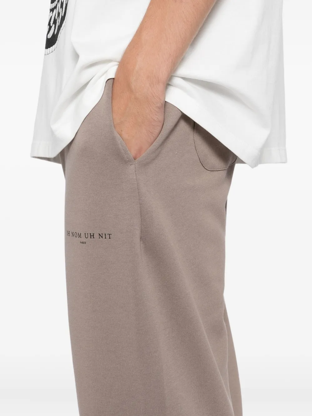 Ih Nom Uh Nit Logo-print Track Trousers In Neutral
