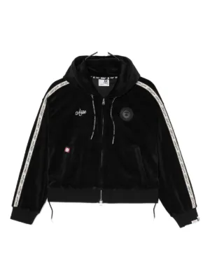 A BATHING APE® ジップアップ パーカー | ブラック | FARFETCH JP