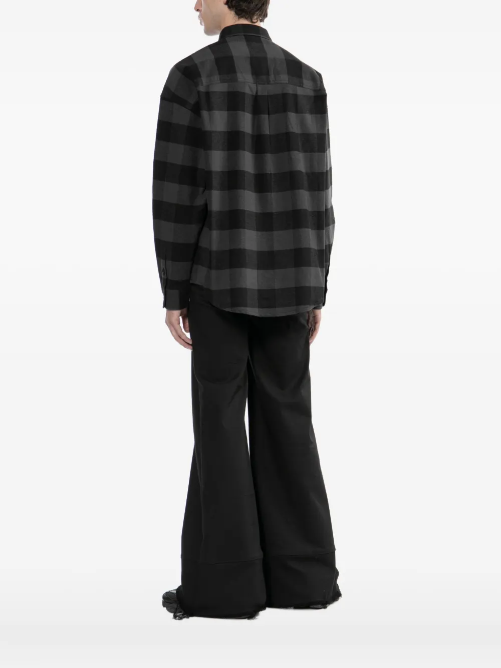 Fingercroxx Checked C In Black