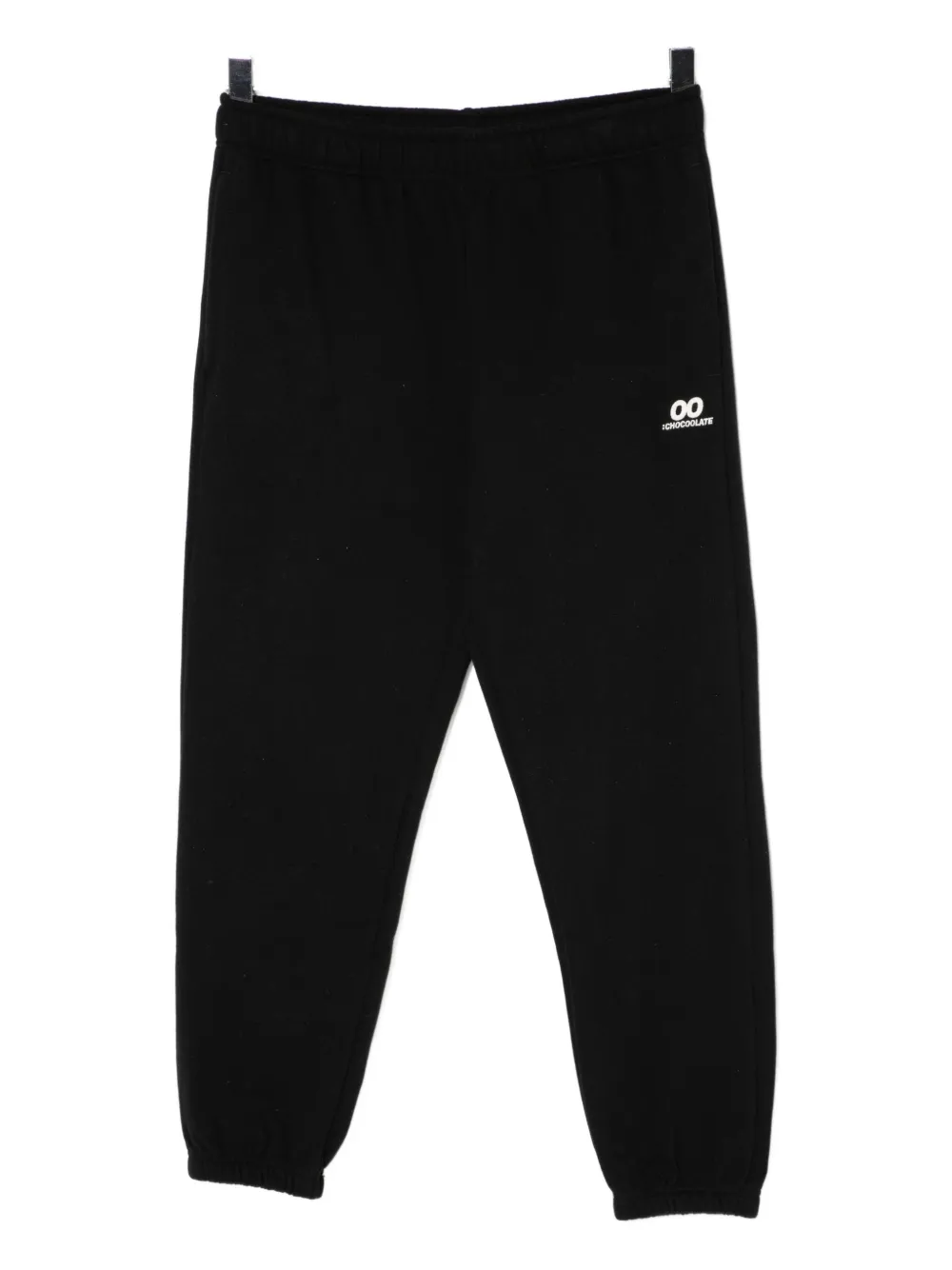 CHOCOOLATE embroidered-logo cotton trackpants | Black | Image 1