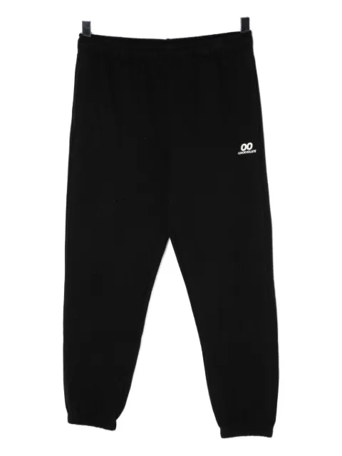 CHOCOOLATE embroidered-logo cotton trackpants 
