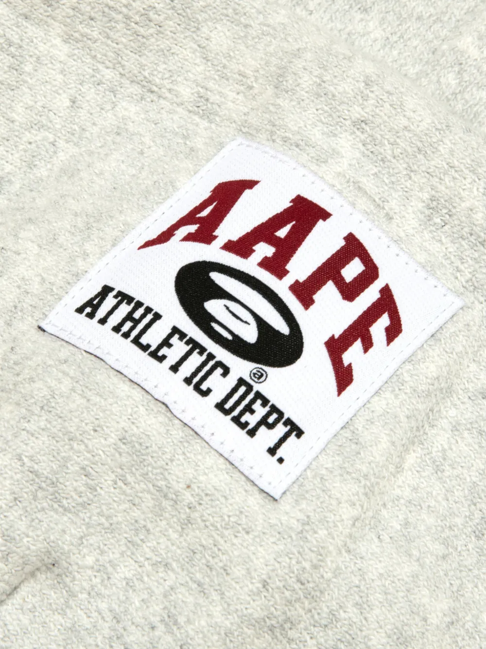 Aape By A Bathing Ape Patch-appliqué Zip-up Hoodie In White