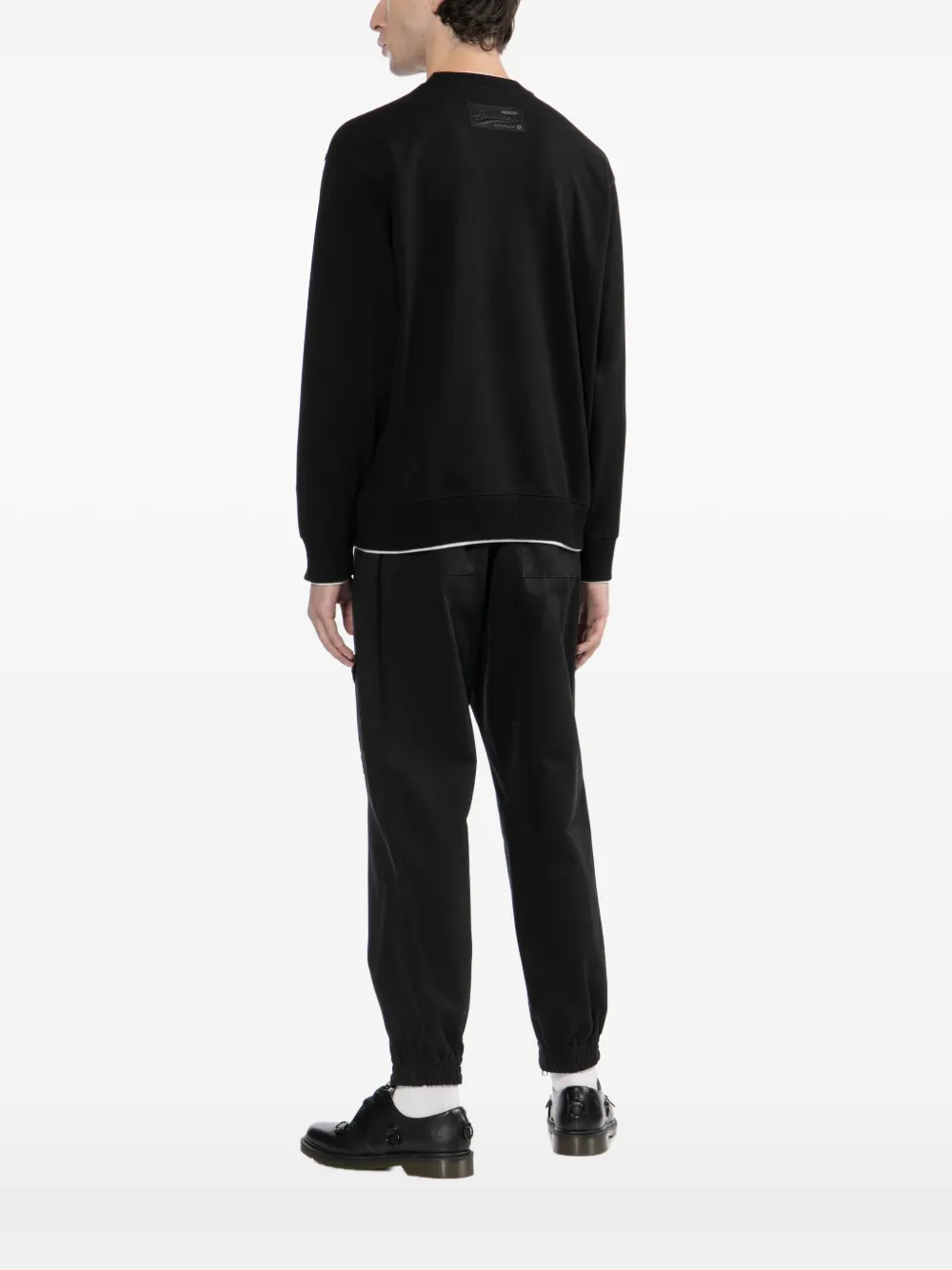 Aape By A Bathing Ape Logo-embossed Sweatshirt In Black