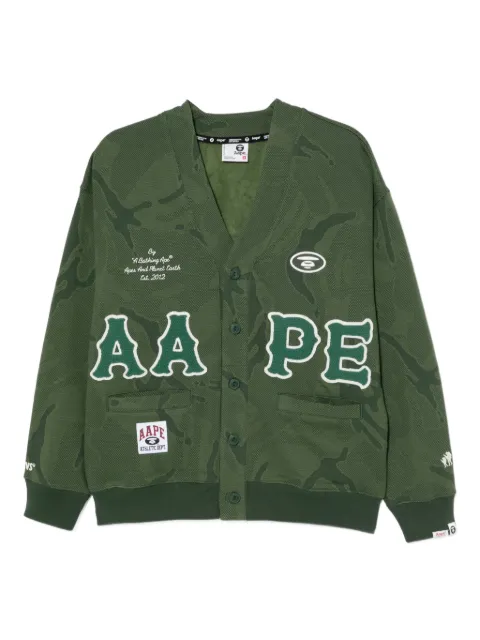 AAPE BY *A BATHING APE® logo-appliqué camouflage sweatshirt