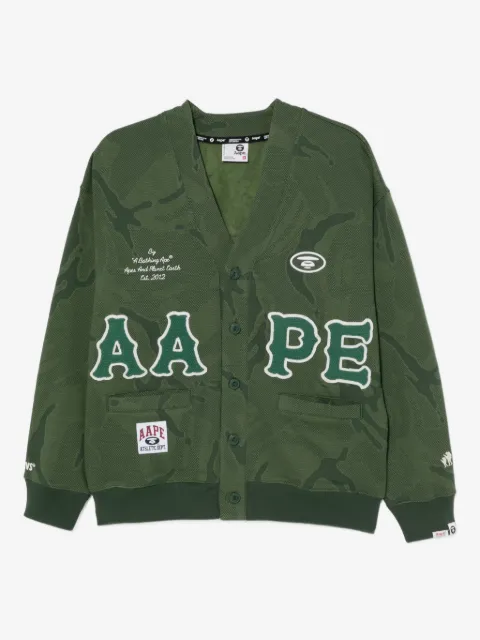 AAPE BY *A BATHING APE® logo-appliqué camouflage sweatshirt