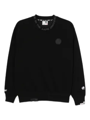 WTAPS Academy ロゴ スウェットシャツ | ブラック | FARFETCH JP