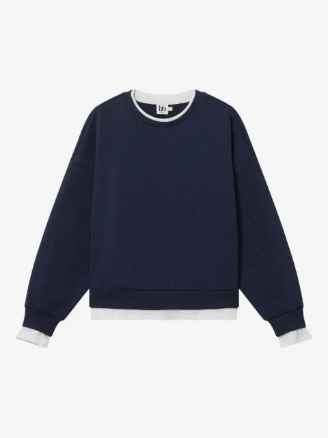 b+ab sudadera con detalle de glitter