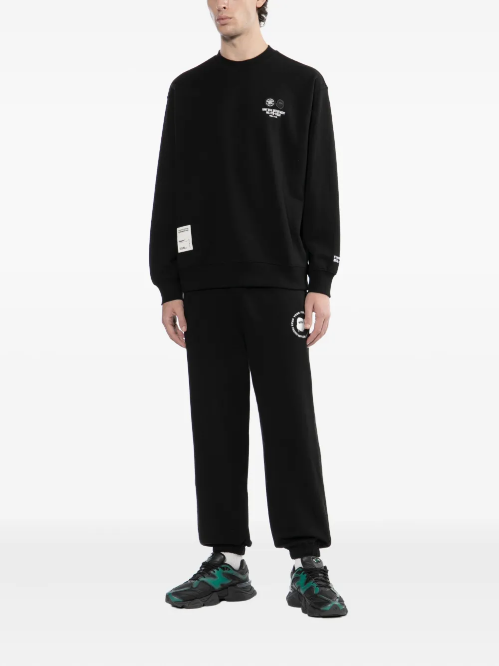 Fingercroxx Navy Seal Sweatshirt In Black