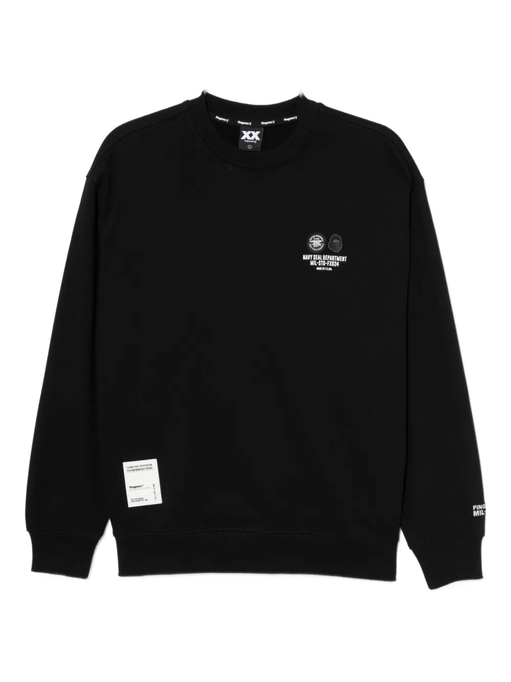 Fingercroxx Navy Seal Sweatshirt In Black