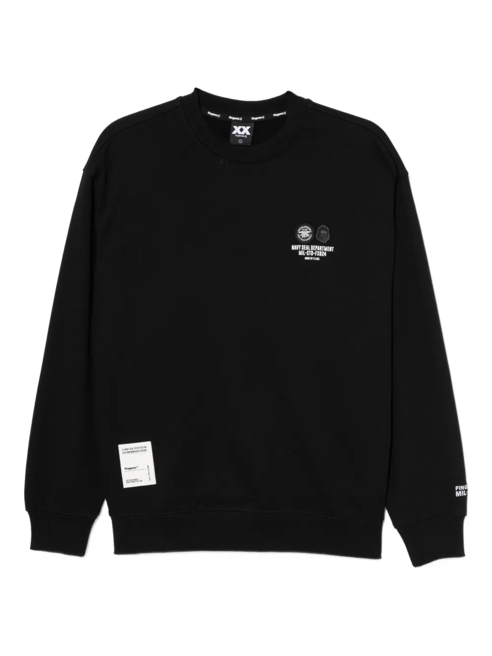 FINGERCROXX Navy Seal sweatshirt | Black | Image 1