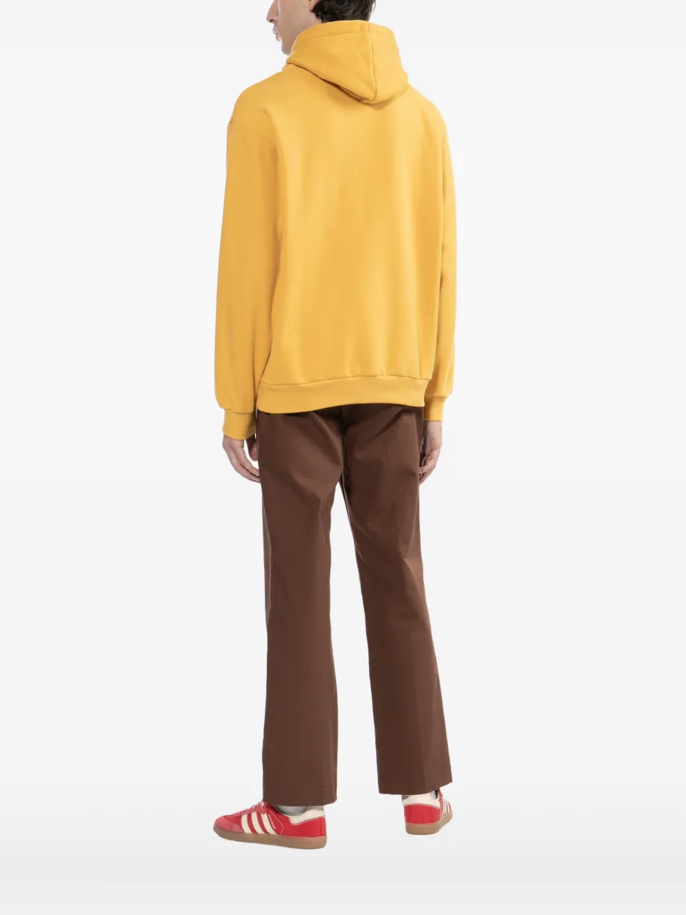 Chocoolate Logo-appliqué Hoodie In Yellow
