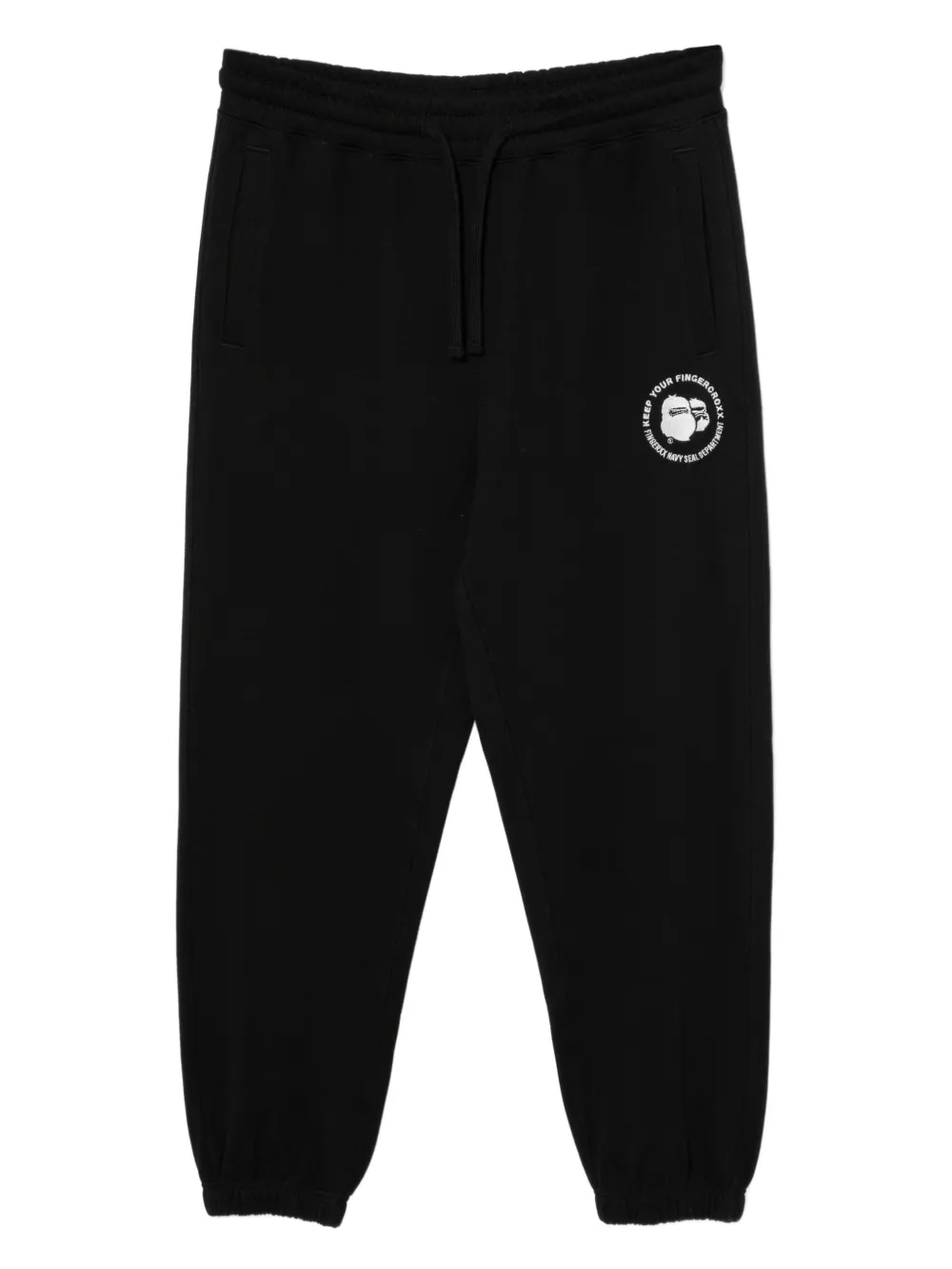 FINGERCROXX logo sweatpants | Black | Image 1