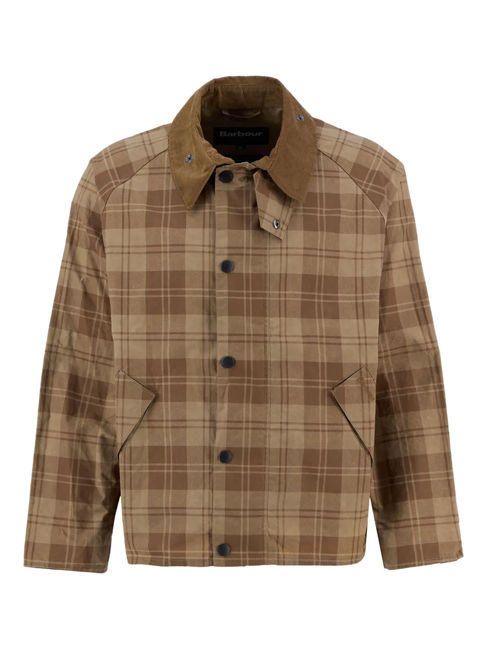 Barbour チェック ウインドブレーカー - ブラウン Barbour チェック ウインドブレーカー - ブラウン