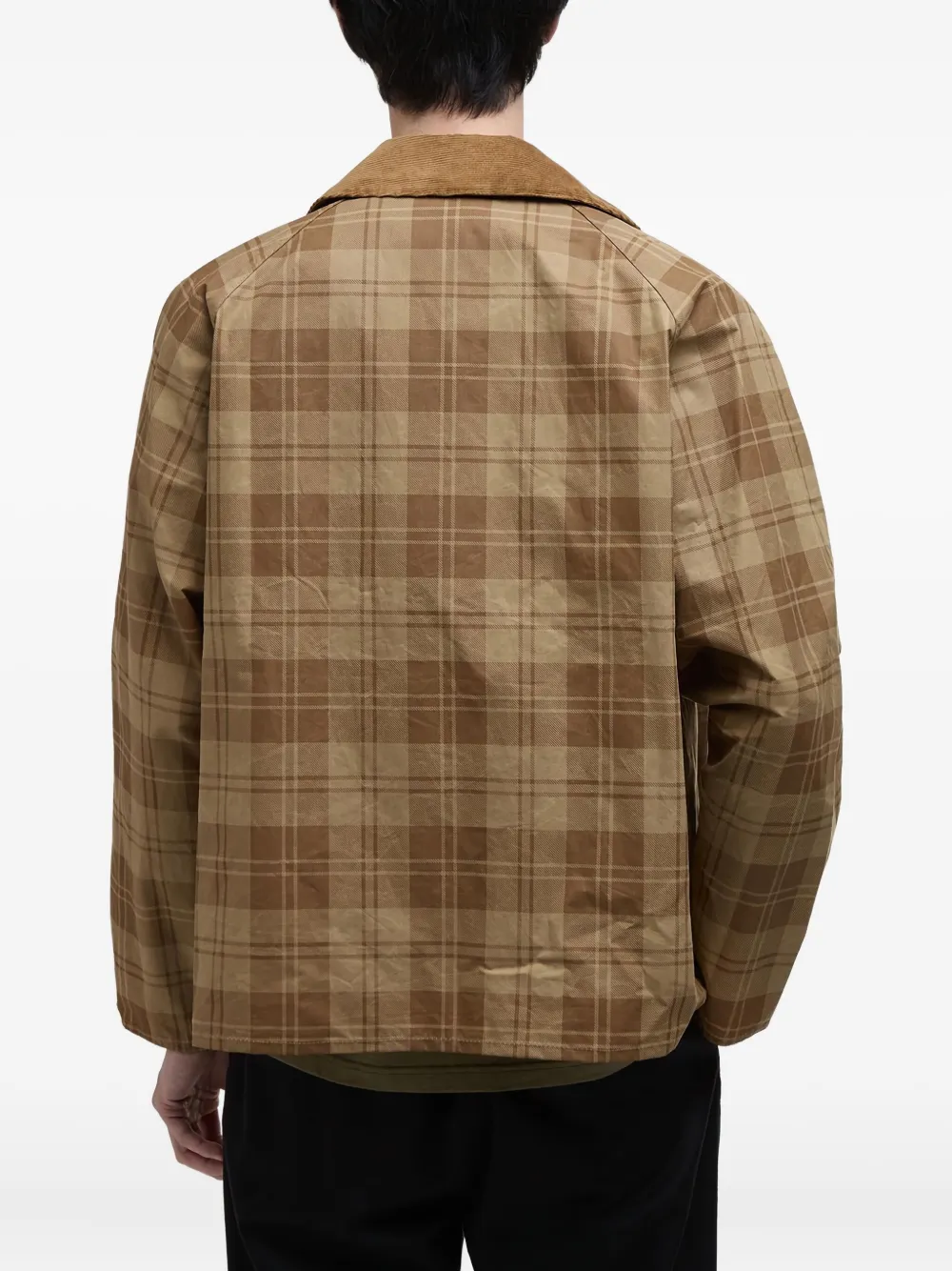 Barbour Geruit windjack Bruin