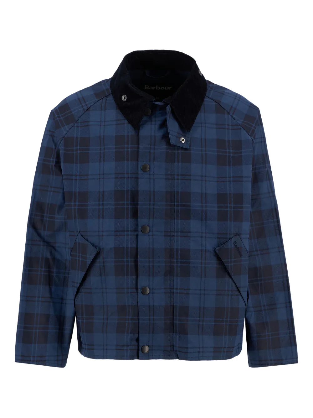 Barbour check windbreaker | Blue | Image 1