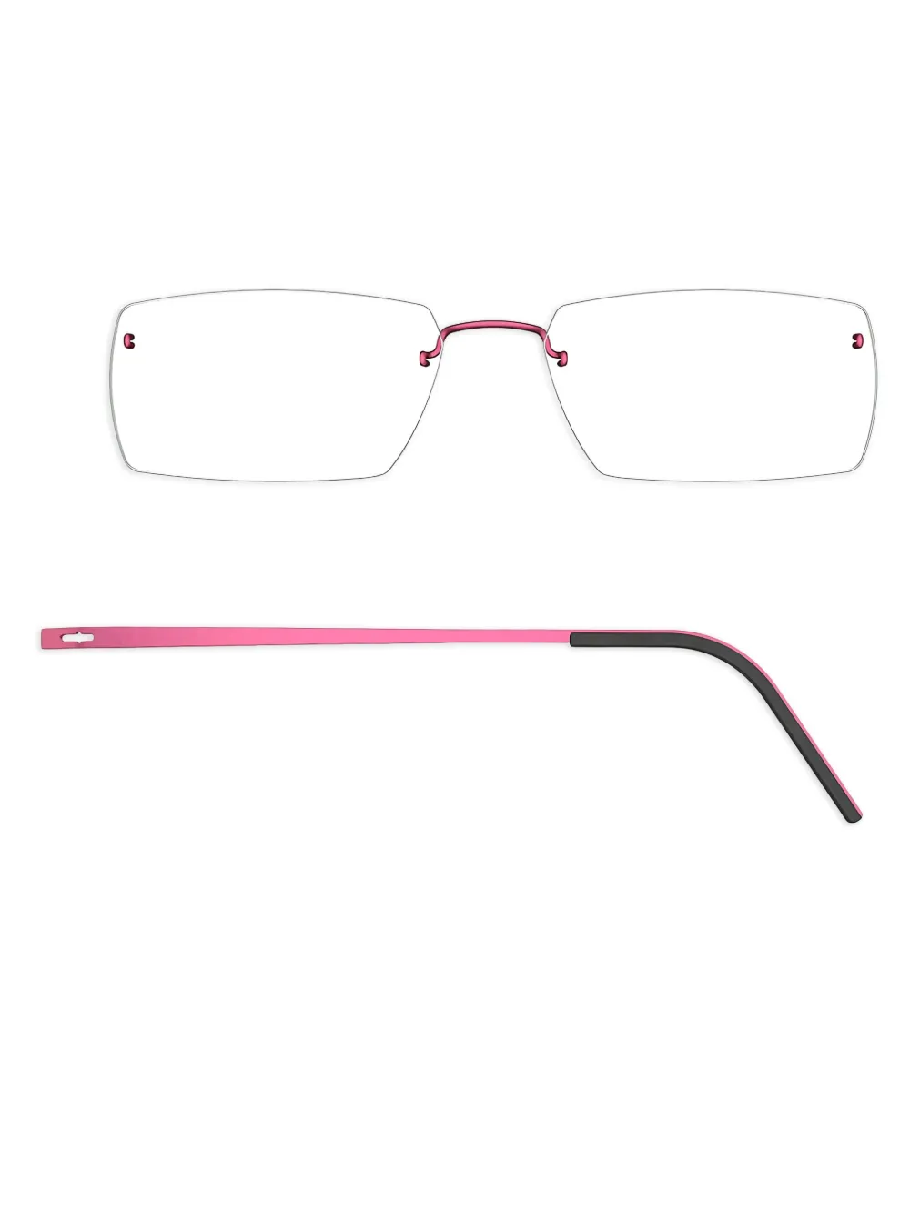 Lindberg Spirit 2516 rimless rectangle-frame glasses | Men | Image 2