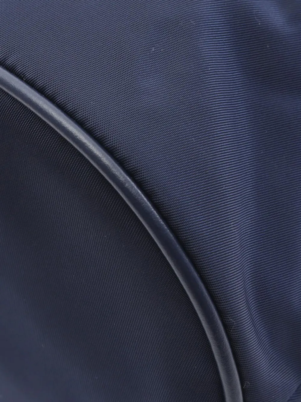 Pre-owned Prada 2013-2025 Small Re Nylon Mariner Bucket Bag In Blue