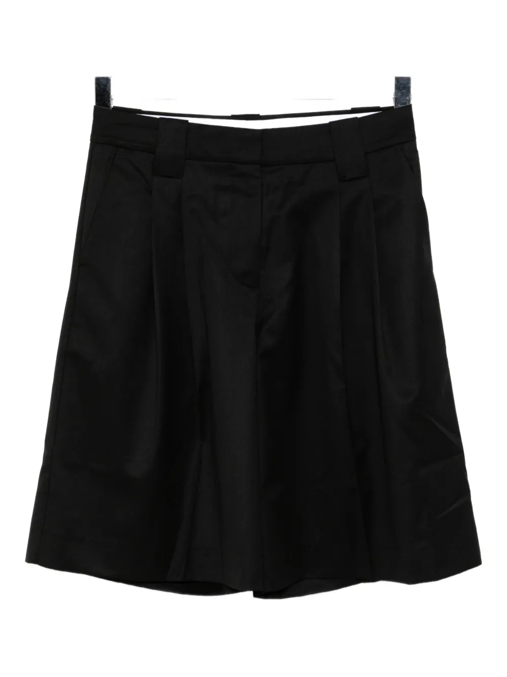 Ganni Tailored Shorts In Black