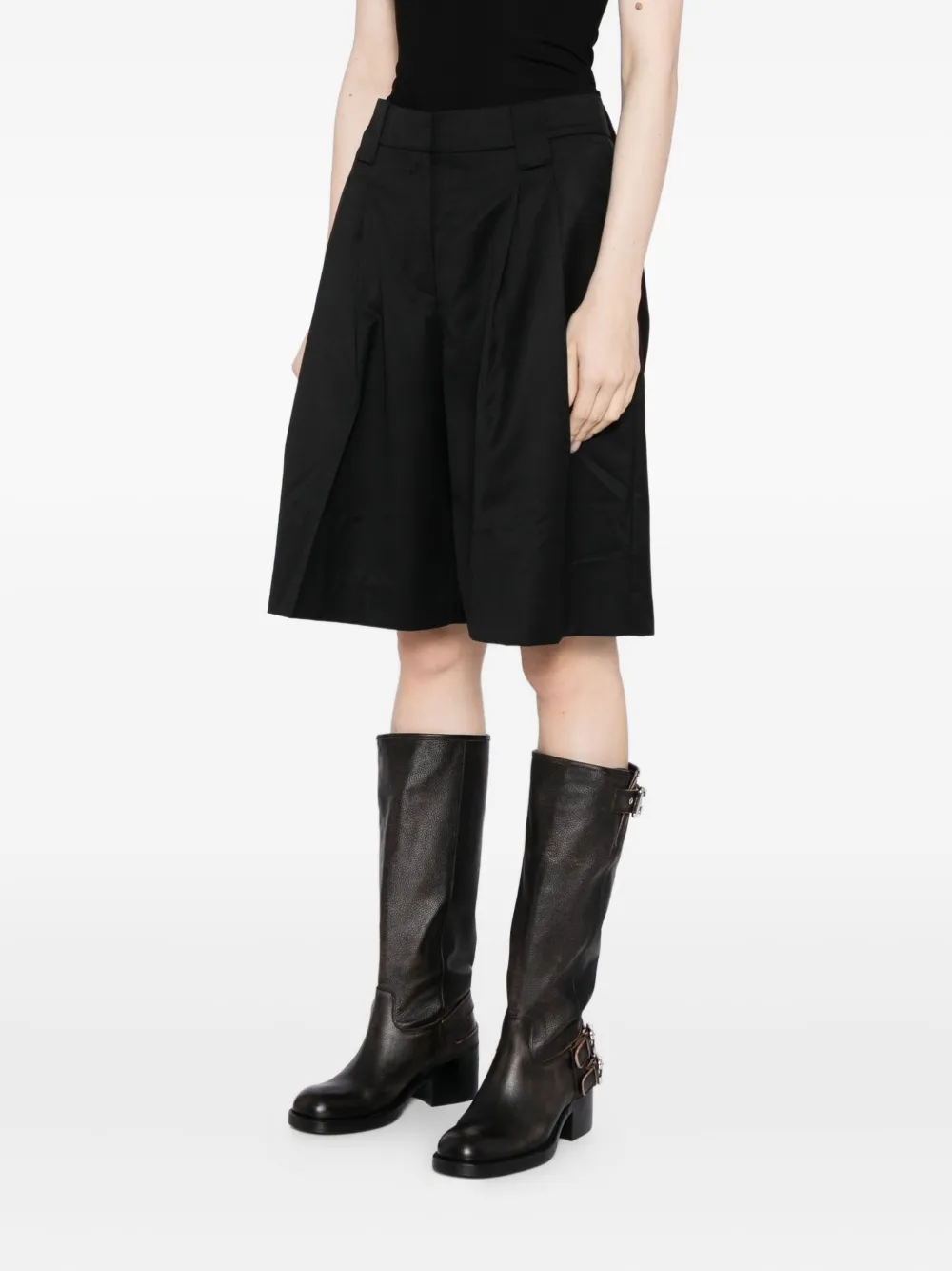 Ganni Tailored Shorts In Black