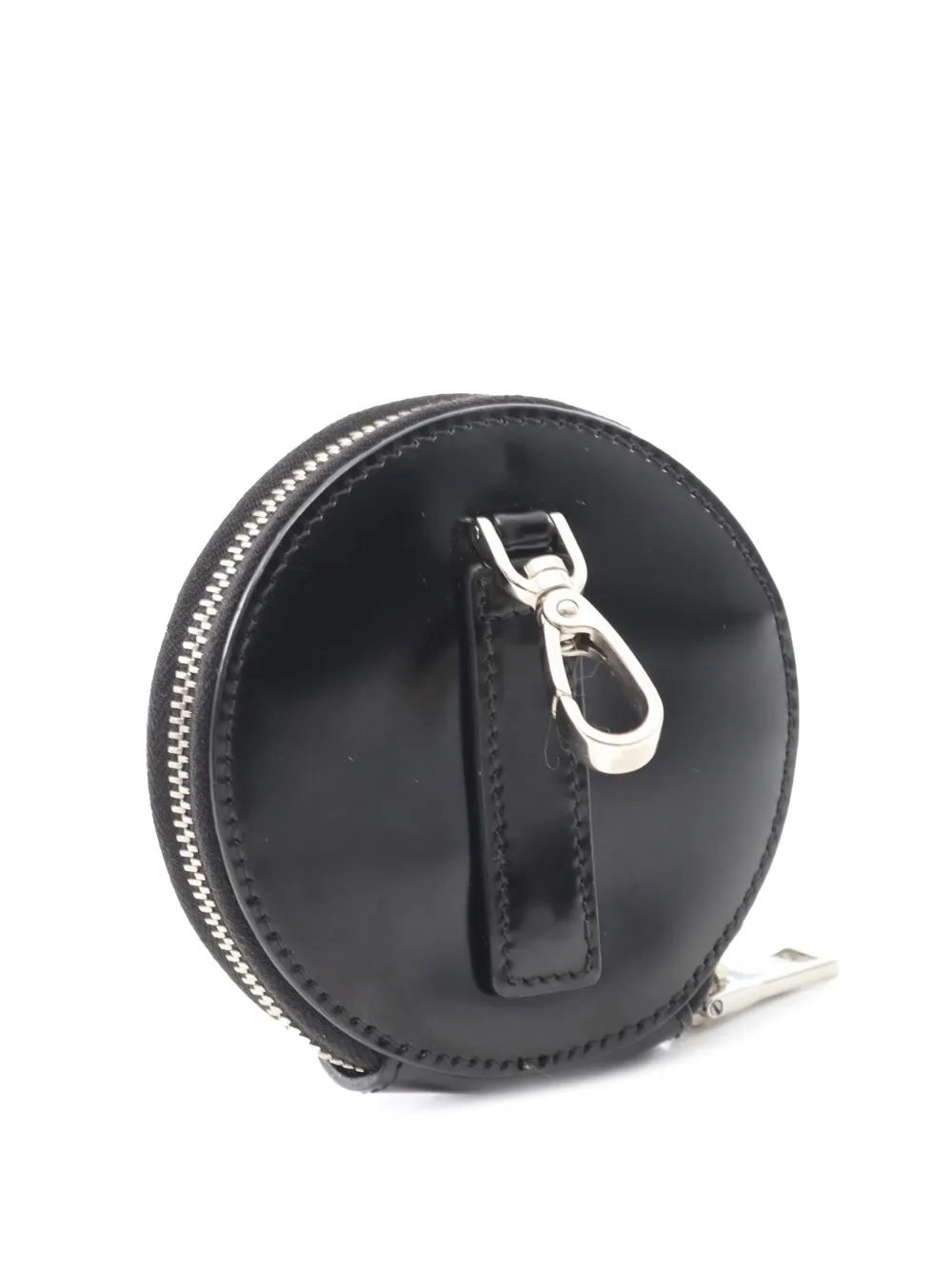 Prada Pre-Owned 2013-2025 Spazzolato Round Bag Charm coin pouch | Image 2