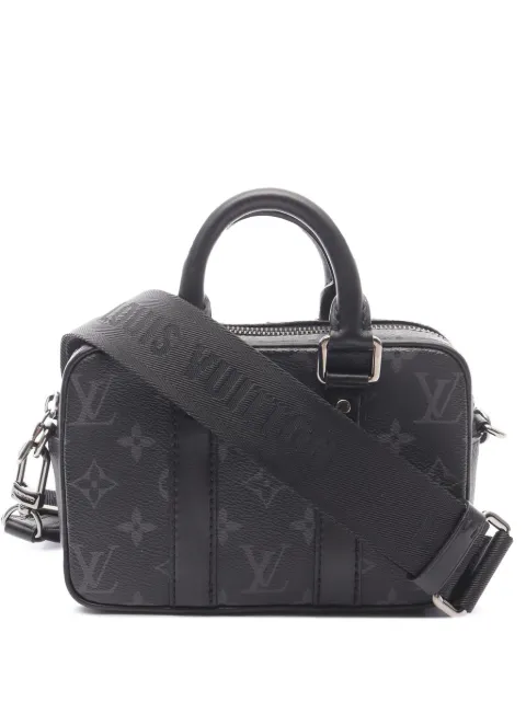 Louis Vuitton Pre-Owned 2021-2025 Nano Monogram Eclipse Porte Documents Voyage satchel