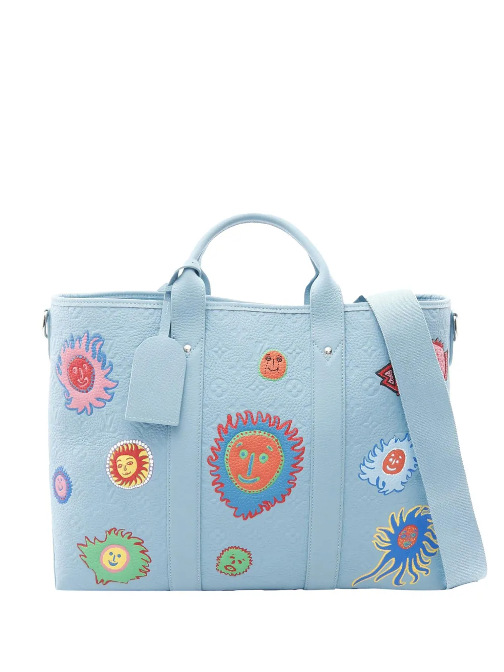 Louis Vuitton Pre-Owned 2021-2025 Yayoi Kusama モノグラム トリヨン ウィークエンド トート Louis Vuitton Pre-Owned 2021-2025 Yayoi Kusama モノグラム トリヨン ウィークエンド トート