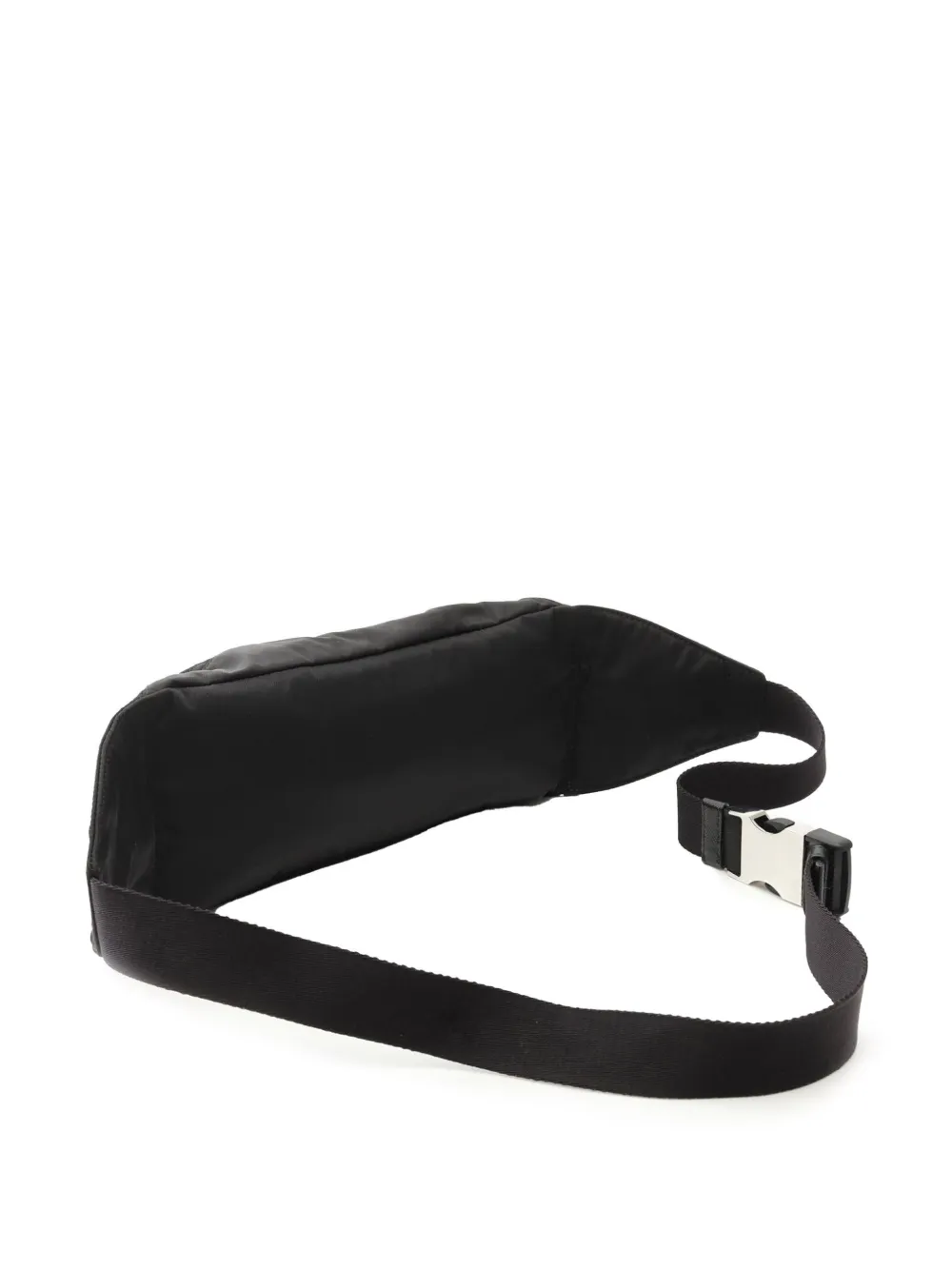 Pre-owned Prada 2013-2025 Re Nylon Belt Bag In Black