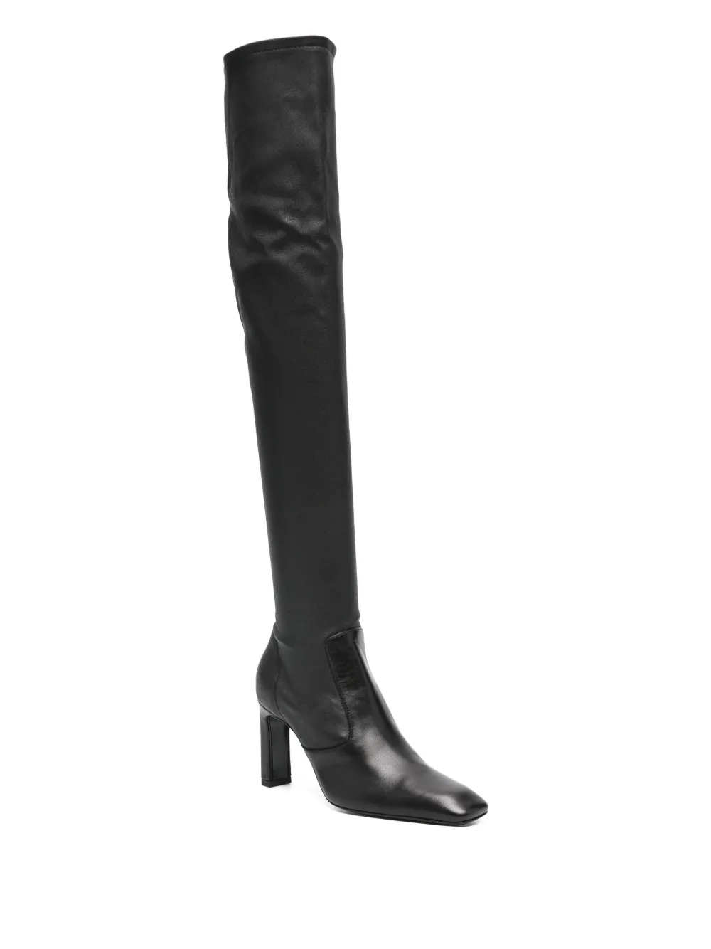 TOTEME square-toe leather boots | Over-The-Knee Boots | Image 2