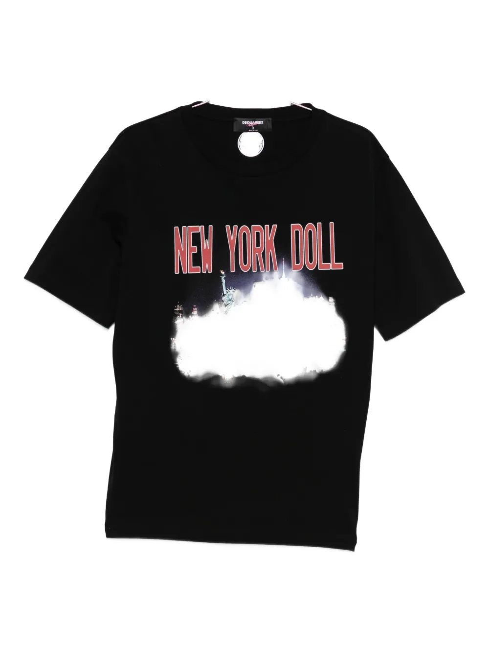 DSQUARED2 New York Doll T-shirt - ブラック DSQUARED2 New York Doll T-shirt - ブラック
