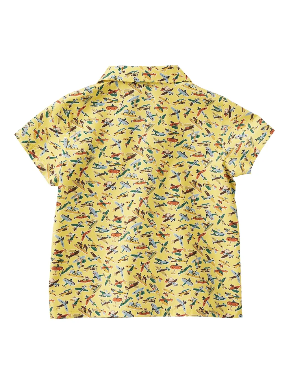 familiar aeroplane-print short-sleeve shirt | Boys Shirts | Image 2