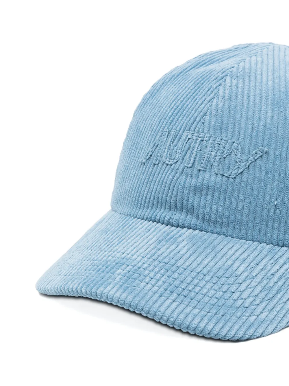 Autry Corduroy Logo-patch Cap In Blue