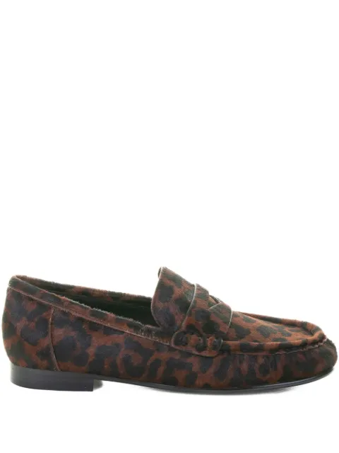 Bibi Lou leopard-print loafers