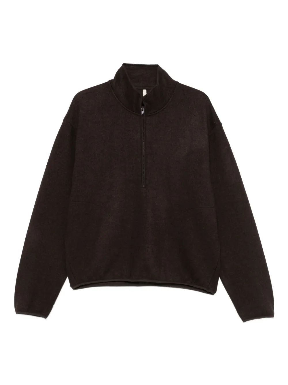 Sunflower half-zip sweatshirt | Brown | Image 1