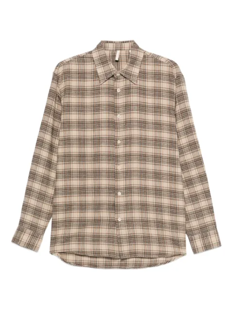 Sunflower checked cotton shirt