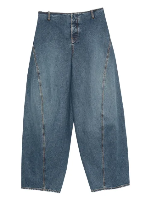 Alaïa panelled denim trousers