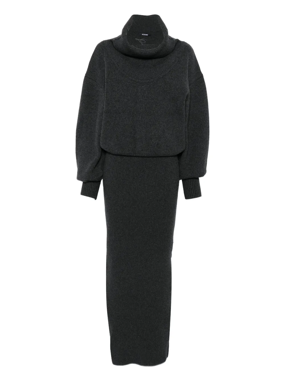 Jacquemus robe à col roulé | gris | Image 1