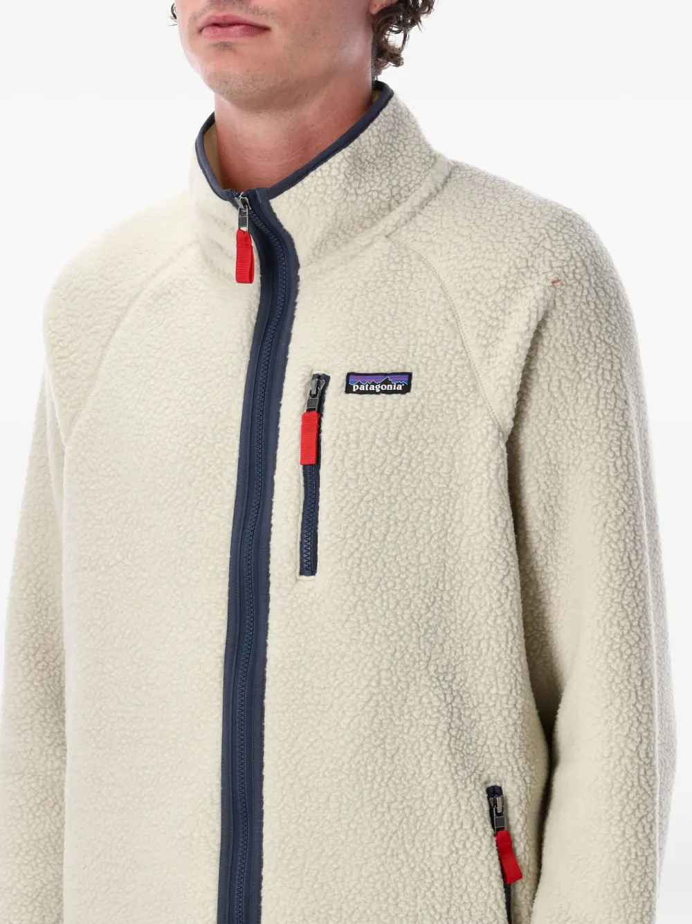 Patagonia Casual Full-zip Jacket Jackets Beige In Neutral