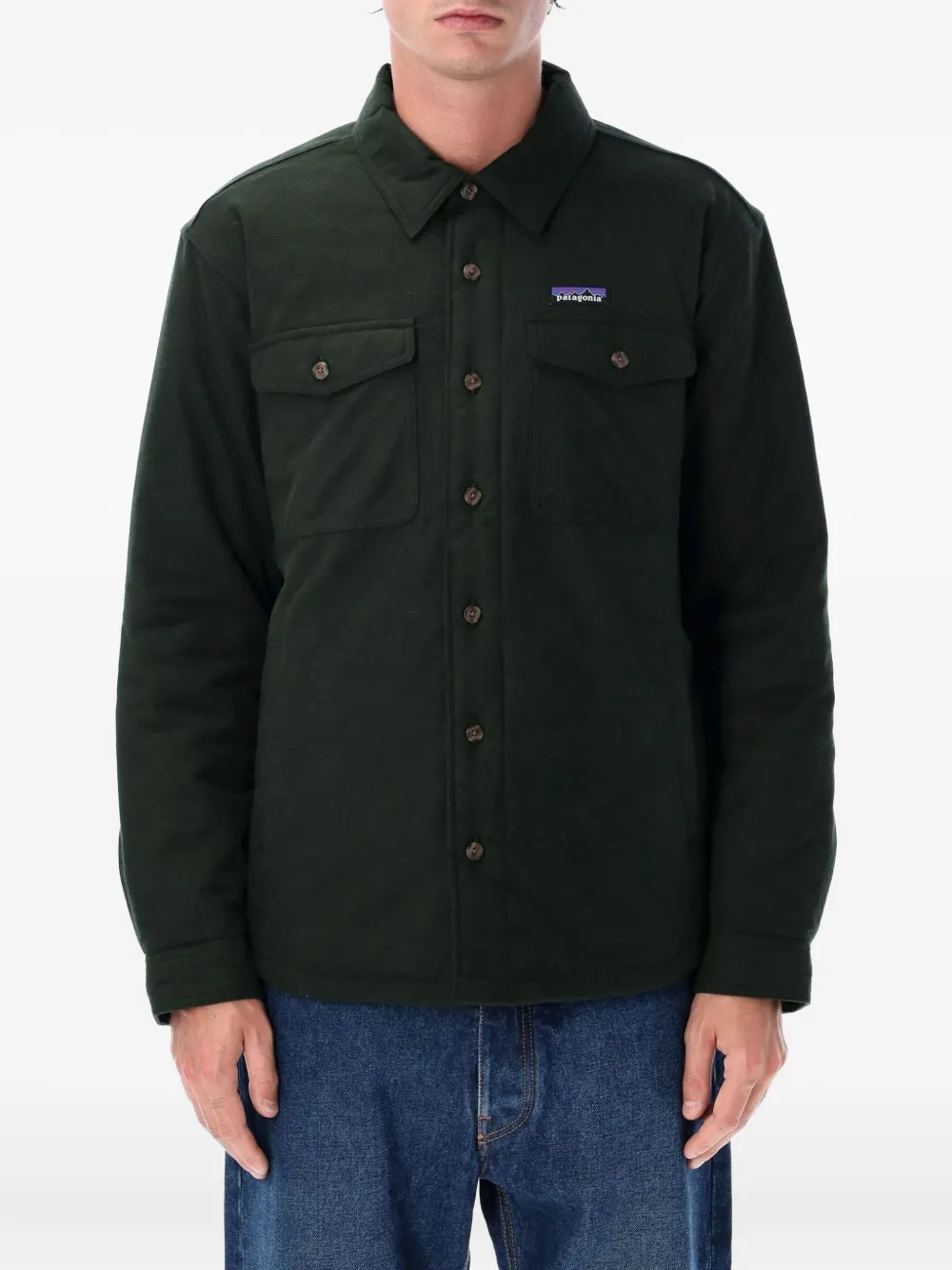 Patagonia Fjord フランネル シャツ - グリーン Patagonia Fjord フランネル シャツ - グリーン