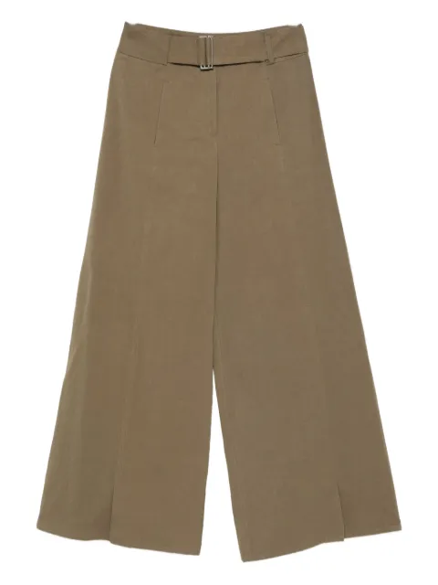 ULI SCHNEIDER belted wide-leg trousers