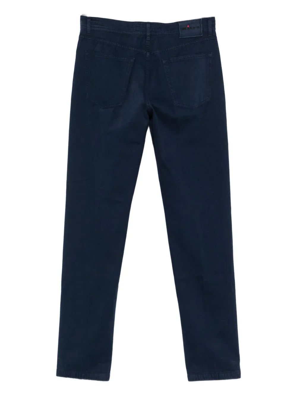Kiton button-fastening tapered trousers | Tapered Pants | Image 2