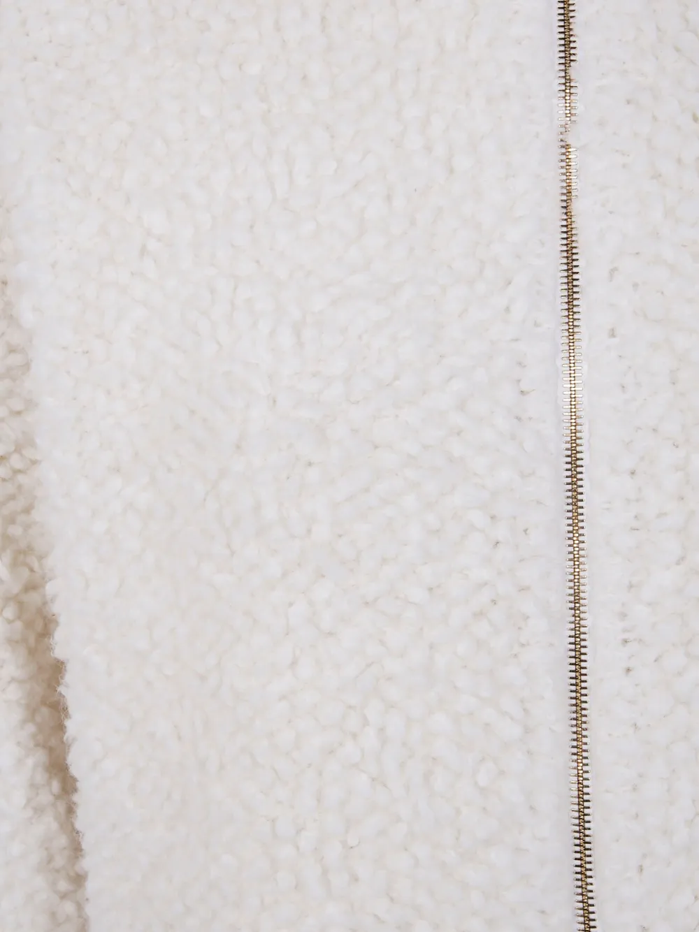 Max Mara Zip-up Cardigan In White