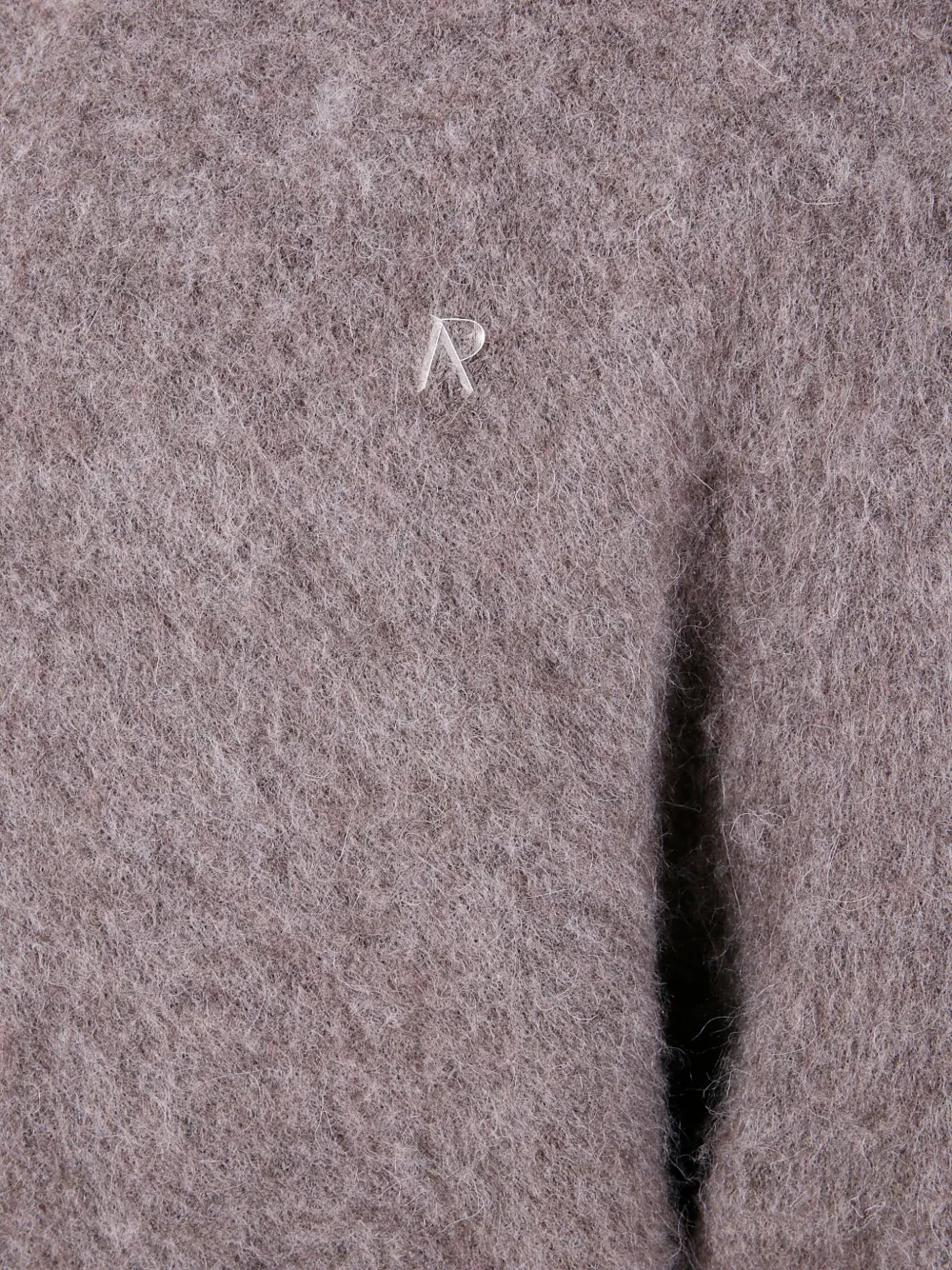 Represent Hoodie met geborduurd logo Bruin