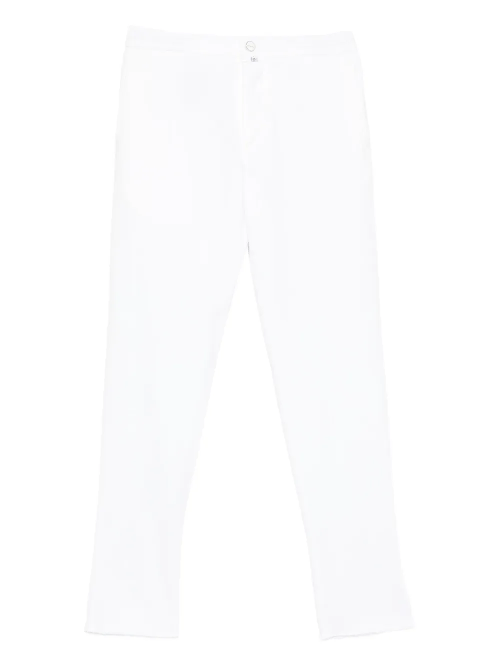 Kiton cotton tapered trousers | White | Image 1