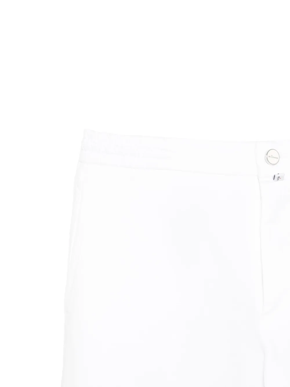 Kiton Broek met toelopende pijpen Wit