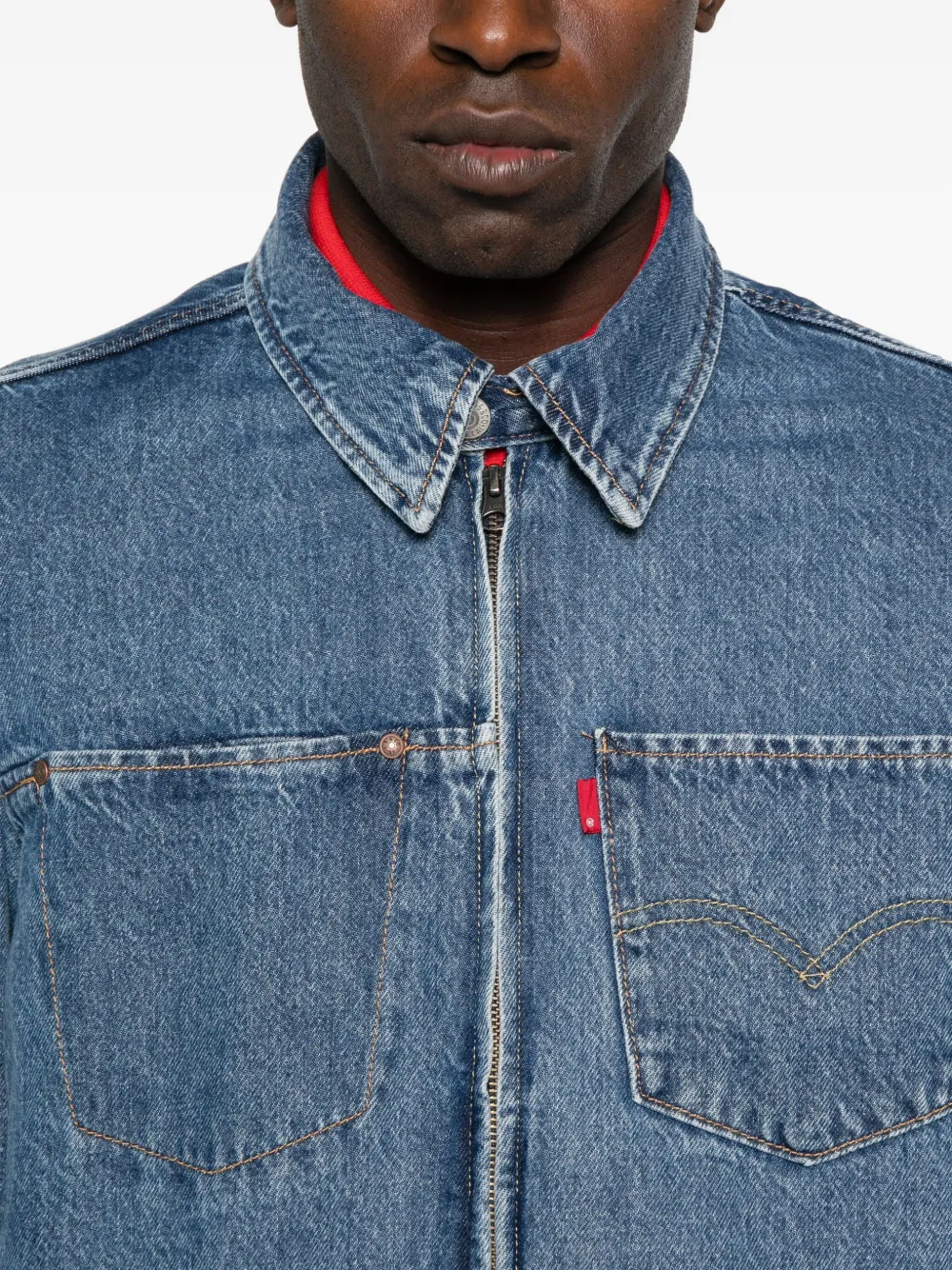 Levi's Jack met rits Blauw