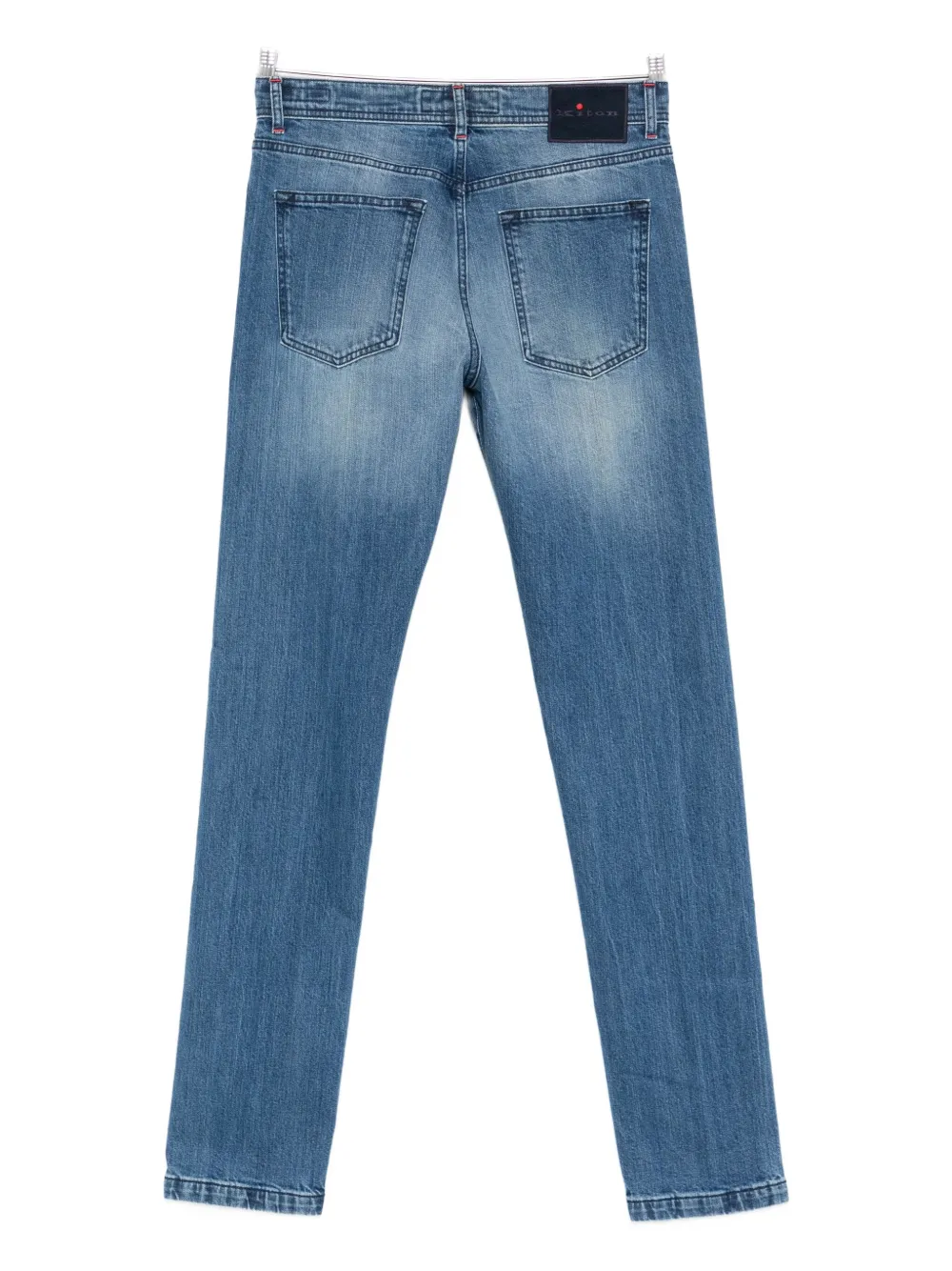 Kiton Katoenen jeans - Blauw