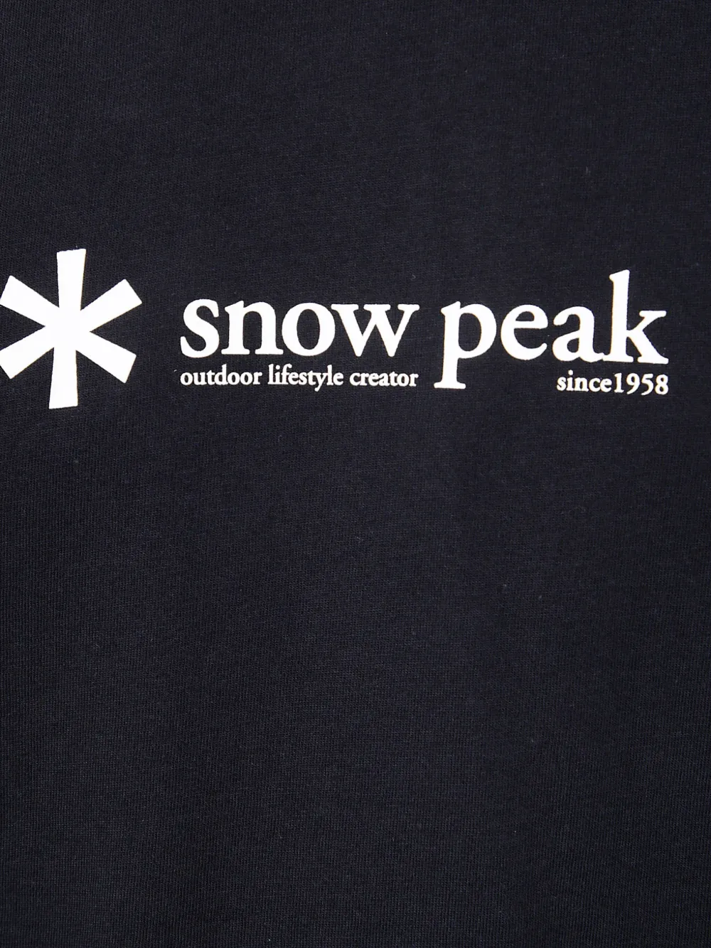 Snow Peak Ts.25su401-black In Black