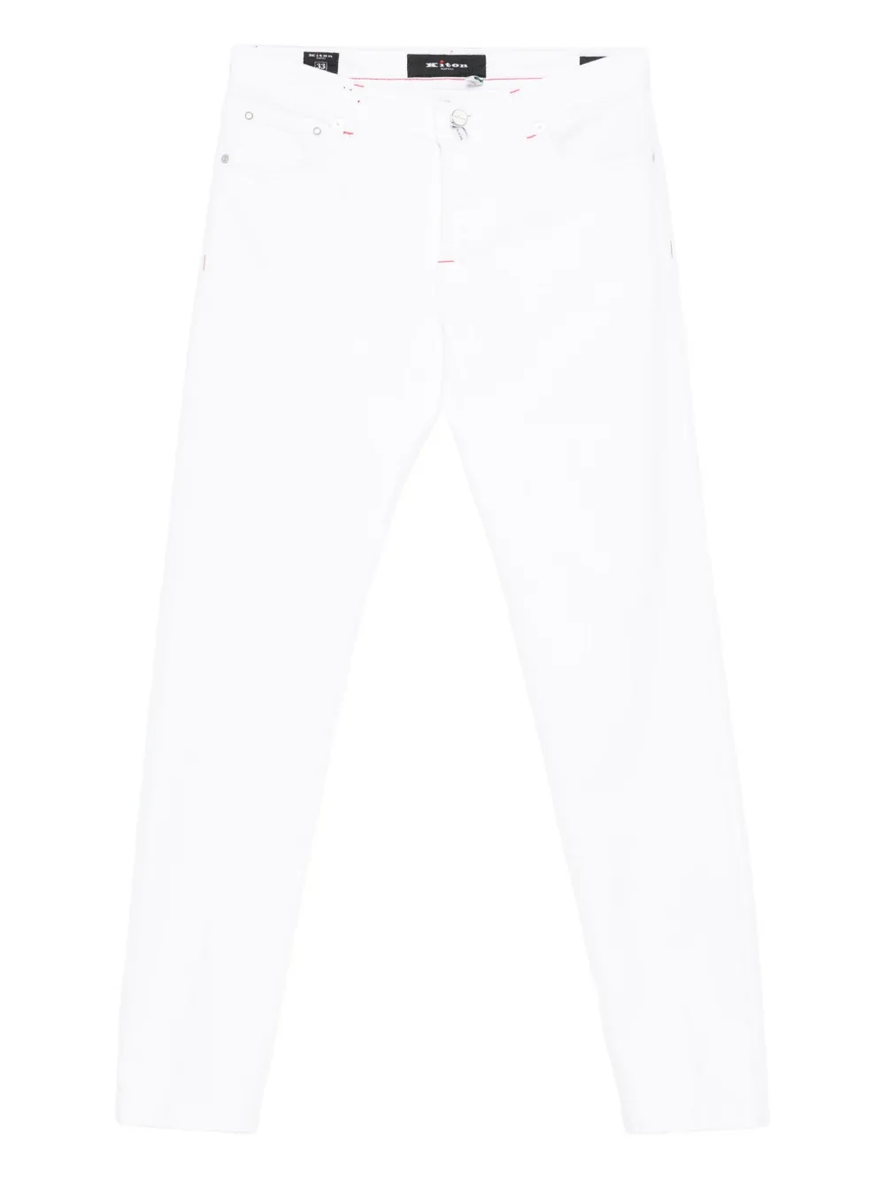 Kiton pantalones rectos | blanco | Image 1