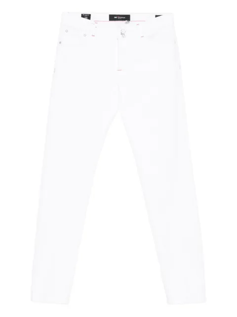 Kiton cotton straight trousers